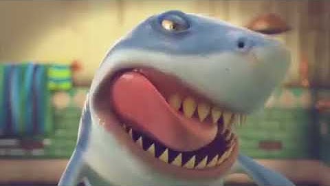 Video clip vui - Cá mập chăm sóc răng miệng