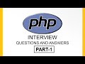 Php 7 interview questions and answers part1  most asked  basic php questions 