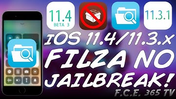 iOS 11.4 B3/11.3.x/11 FILZA NO-JAILBREAK RELEASED! (iOS File Manager)