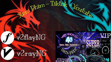 #2 (v2flyNG + v2rayNG ) chia sẽ file free 4G, chơi game xem phim, link file dưới phần mô tả.