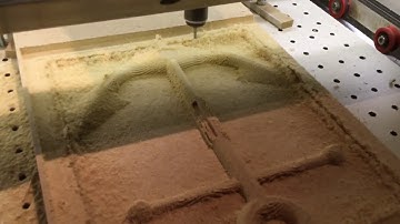 Milling an anchor plaque in MDF part 2