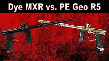Dye MXR vs Planet Eclipse Geo R5 // Punisher