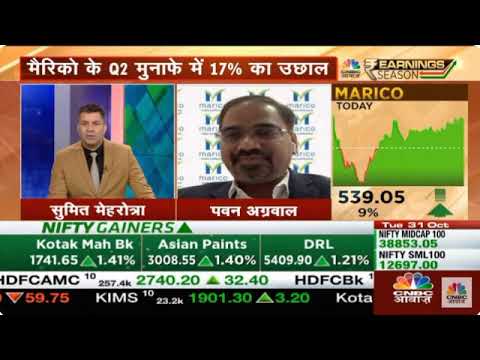CNBC Awaaz: Pawan Agrawal - CFO, Marico Limited on Volume Growth in Q2FY24.