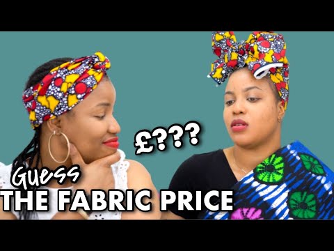 My Sister guesses my Fabric Prices! Fun Challenge!