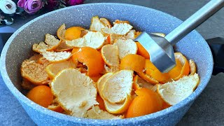 Don't throw away tangerine peels!! I don't buy from the store anymore! Easy and delicious