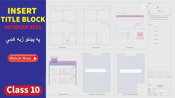 How to add Title block in autocad layout | Tutorial by Pashtoskillz