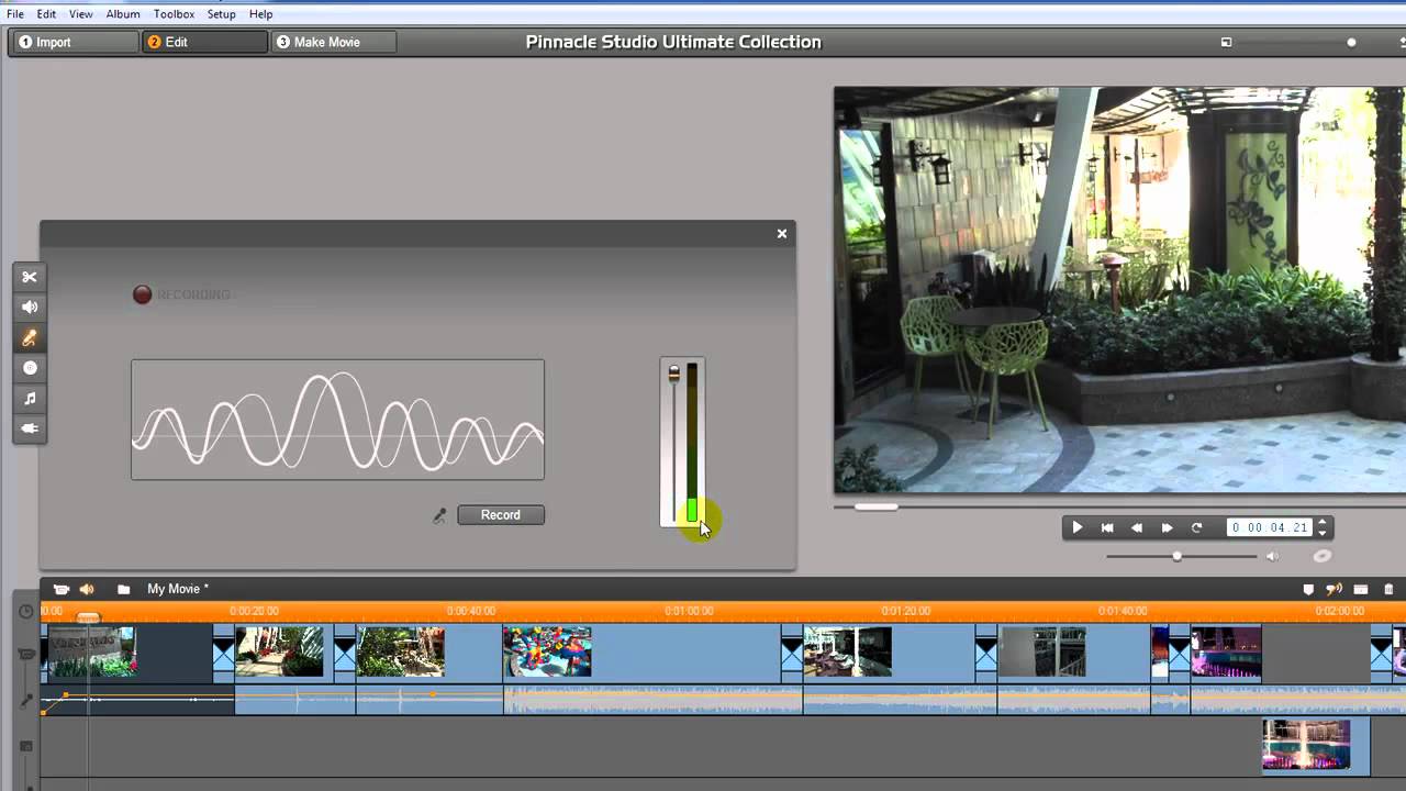 Voice Overs Pinnacle Studio Tutorial Basic Video Editing Class