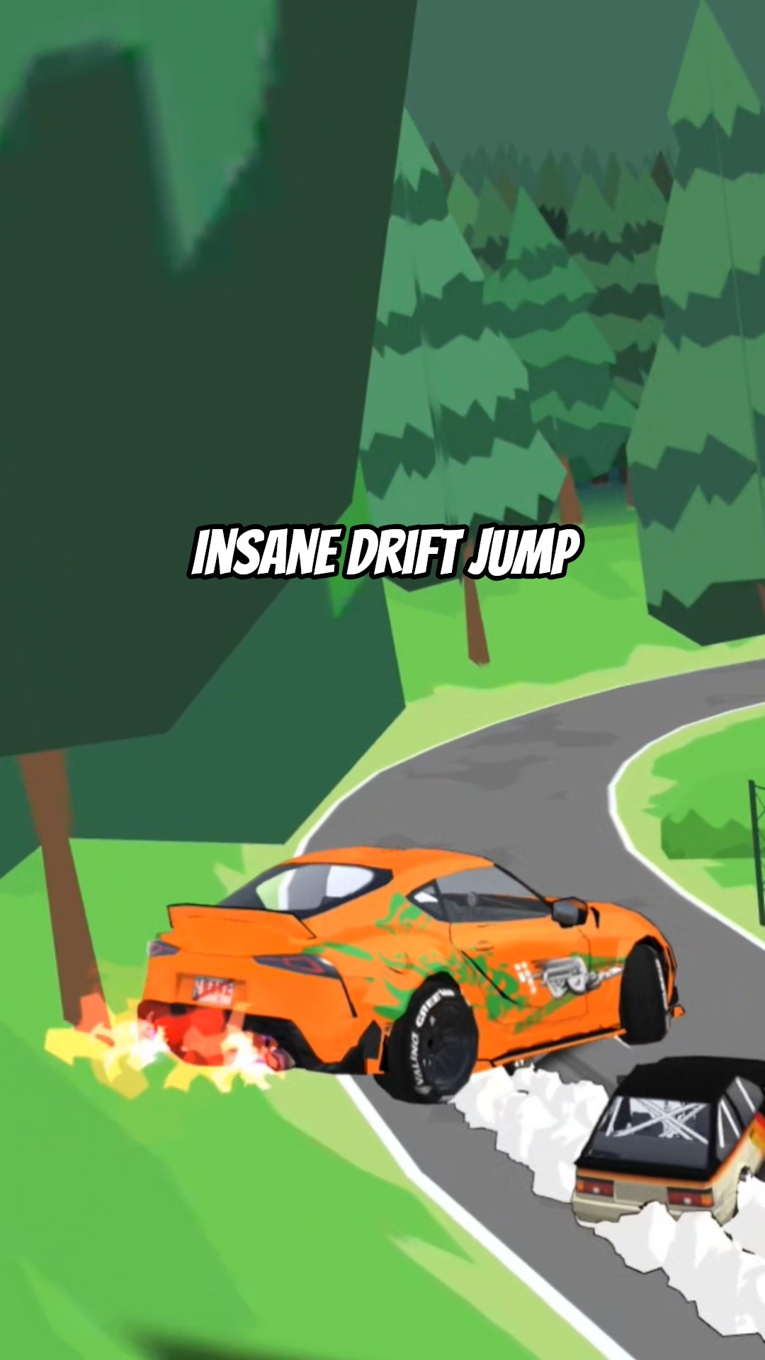 Insane Drift jump edit FR Legends GUNSAI Toyota Supra MK5