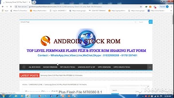 Samsung Clone S10 Plus Flash File MT6580 8 1 Firmware