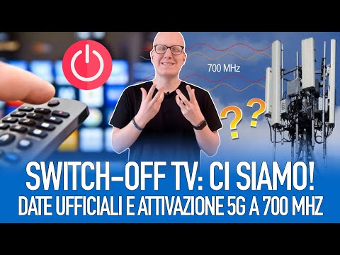 Switch-off digitale terrestre ormai vicino e stato del 5G a 700 MHz di TIM, Iliad e Vodafone
