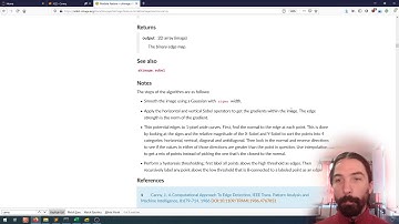 Image processing (22) | Image Filtering | Edge detection with the Canny algorithm