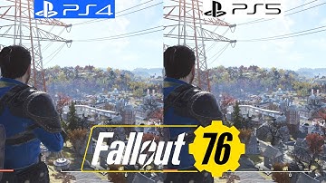 Fallout 76 PS4 vs PS5 BC 60FPS - Graphics Comparison - Framerate - 4K - Loading Times