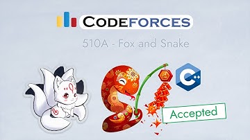 Codeforces 510A - Fox and Snake | Detailed C++ Solution | TheCoDeveloper