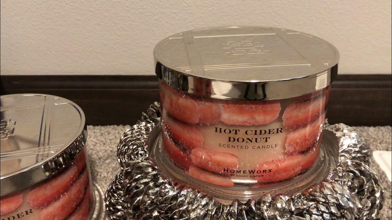 Homeworx Hot Cider Donut Candle Review The Most Famous Candle on the