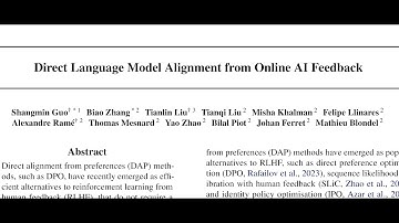 Direct Language Model Alignment from Online AI Feedback