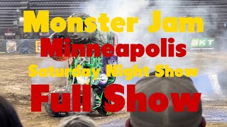 Monster Jam Minneapolis, MN February 2024 | Saturday Night Show | FULL SHOW