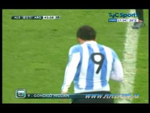 (2010) Alemania 0-1 Argentina || gol Gonzalo Pipita Higuain (relato Victor Hugo Morales)