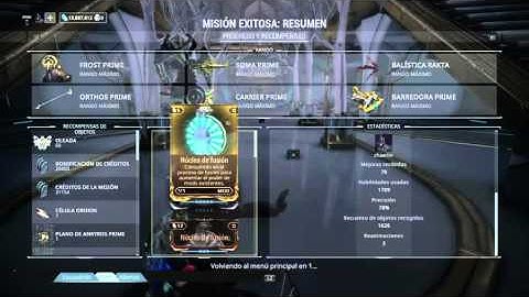 Warframe T3 Def 60 waves SOLO (since wave 21) Frost