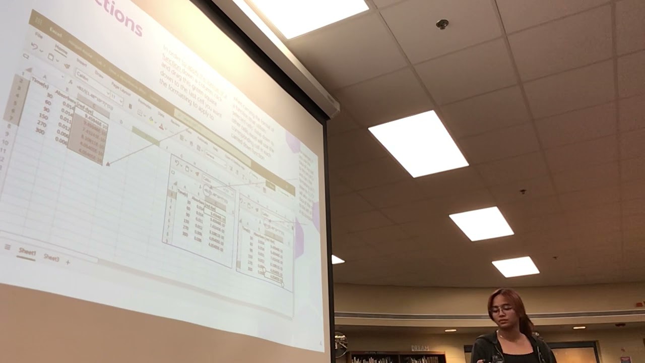 Using Excel in the Chemistry lab by Abi