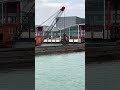Grab Dredger Working in Urban Areas#dredger #grabdredger #sanddredger #dredging #miningdredger