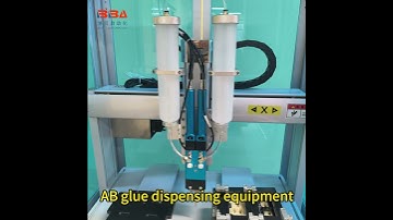 BBA Cabinet type fully auto dispensing machine  AB glue dispensing China