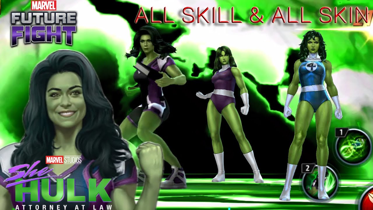 Marvel Future Fight | All skin & skill | SHE-HULK 2022