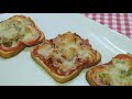 Cómo hacer pizzas de pan de molde super rápidas y fáciles