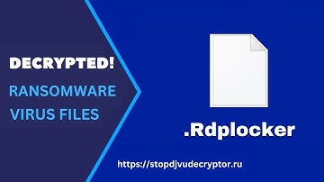 How to Decrypt .Rdplocker Encrypted Files and Remove Virus | Rdplocker Ransomware Attack