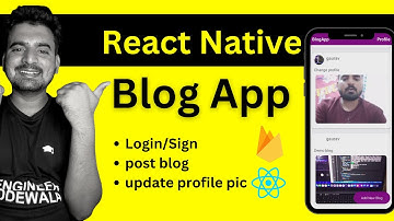 React Native blog App with firebase 🔥 | In Hindi | Engineer Codewala