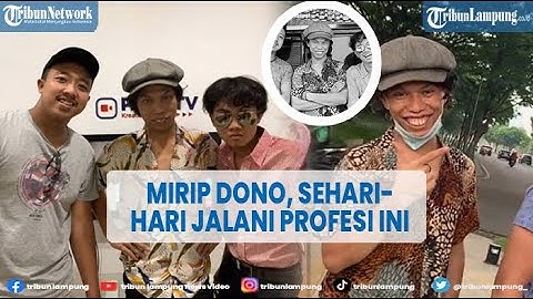 Viral Pemuda Mirip Trio Warkop DKI, Keseharian Sepriadi Mirip Dono | @TRIBUNLAMPUNGNEWSVIDEO