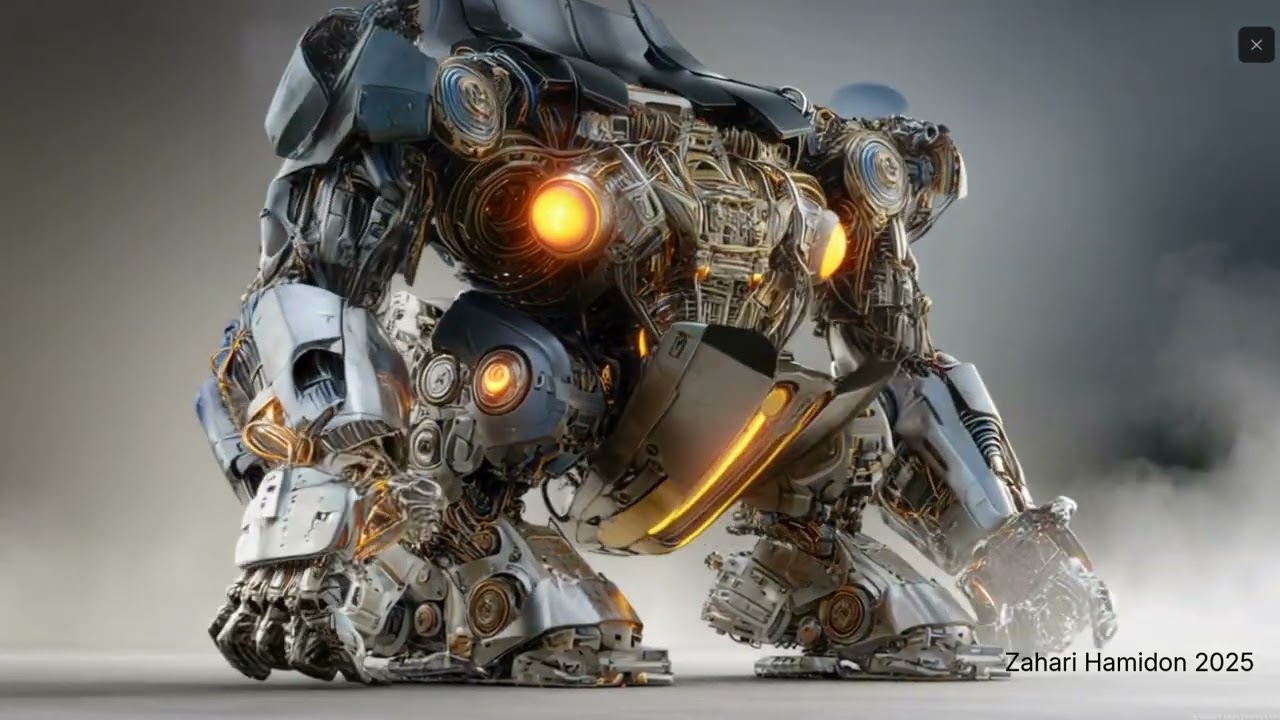 Robotic Transformation | Robot → Futuristic Car (AI-Generated Cinematic Study)