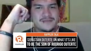 Rappler Talk: Sebastian Duterte on what it's like to be the son of Rodrigo Duterte