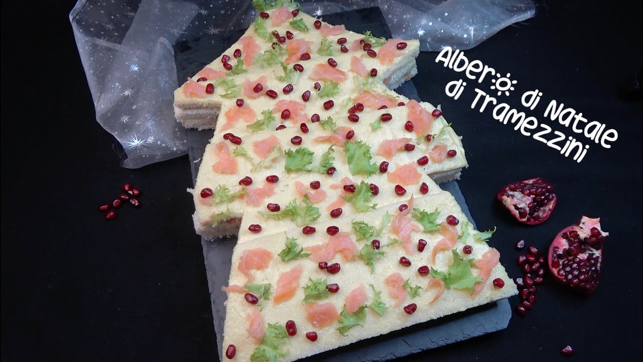 ALBERO DI NATALE di PANCARRE' ANTIPASTO FREDDO SENZA COTTURA!! ricetta