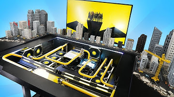 I Built a Gaming PC *INSIDE* My Desk - Custom Marvel Thunderbolts Setup!