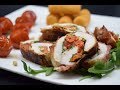 Stuffed chicken fillets full of Mediterranean flavours  ||  Dominique&#39;s kitchen