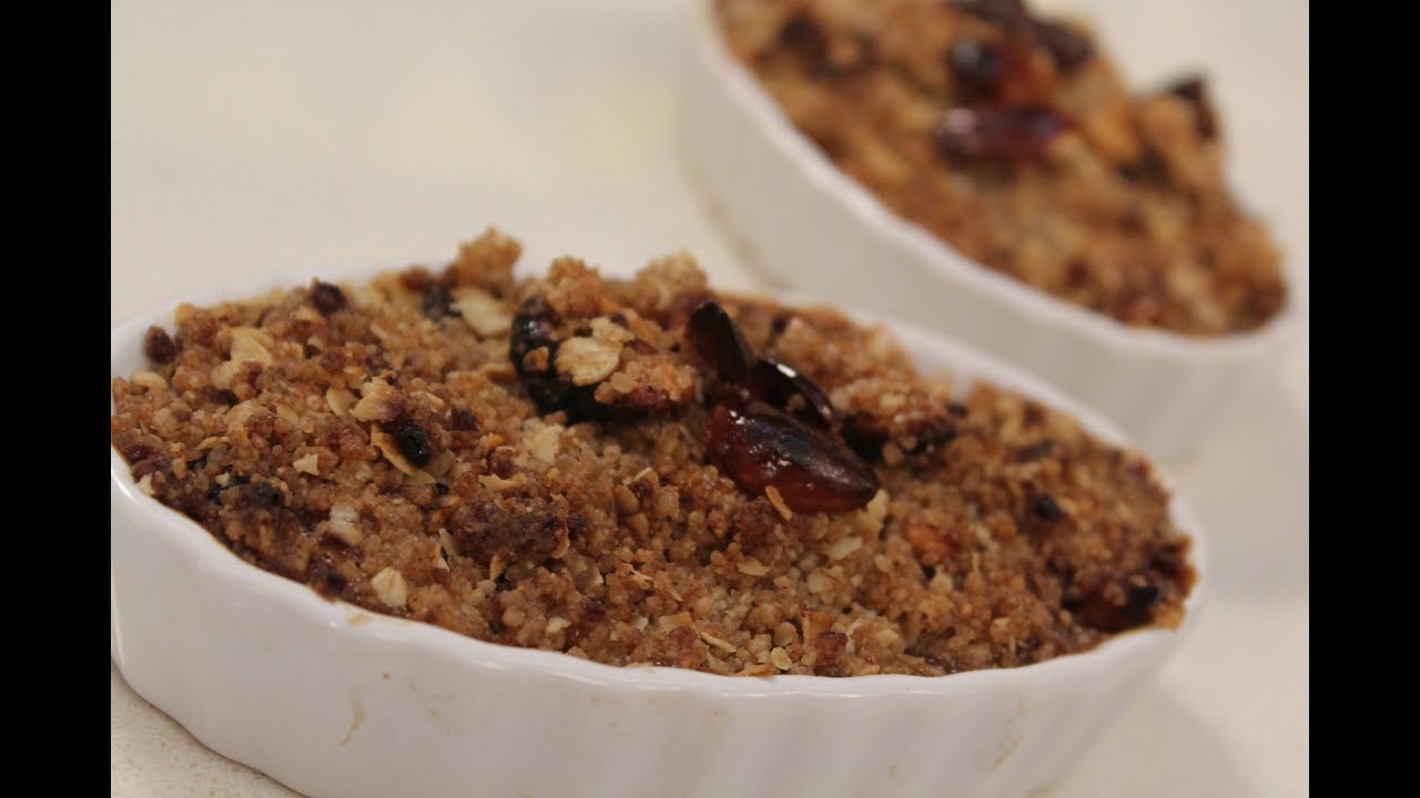 Dry Fruit Crumble  Dessert Recipes  Sanjeev Kapoor 