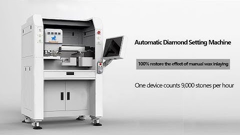 Automatic diamond setting machine replaces the traditional manual inlaying,achieving mass production