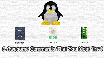 6 Linux Commands to Manage  FileSystem , ISO File , Memory !