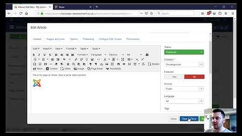 How To Edit A Web Page In Joomla [in 2019]