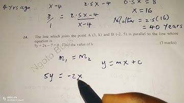 PARALLEL LINES. FINDING MISSING COORDINATES