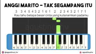 NOT PIANIKA TAK SEGAMPANG ITU ANGGI MARITO | Pianika Anggi Marito | Pianika Lagu Tik Tok