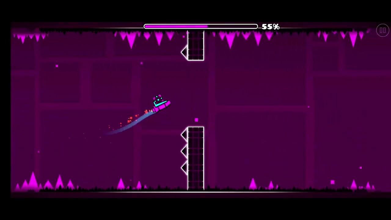 Geometry Dash Lite Level Back on Track - YouTube