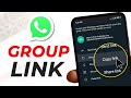 How To Get the Link to a WhatsApp Group