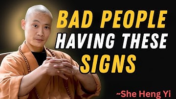 🔴BEAWARE! 😒 10 EVIDENT Signs that there is a EVIL person next to you _ Shi Heng Yi Motivation