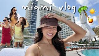 Miami Vlog 🌴🌤️🦩 Escaping NYC Cold; Miami Recs; Visiting My BFF!