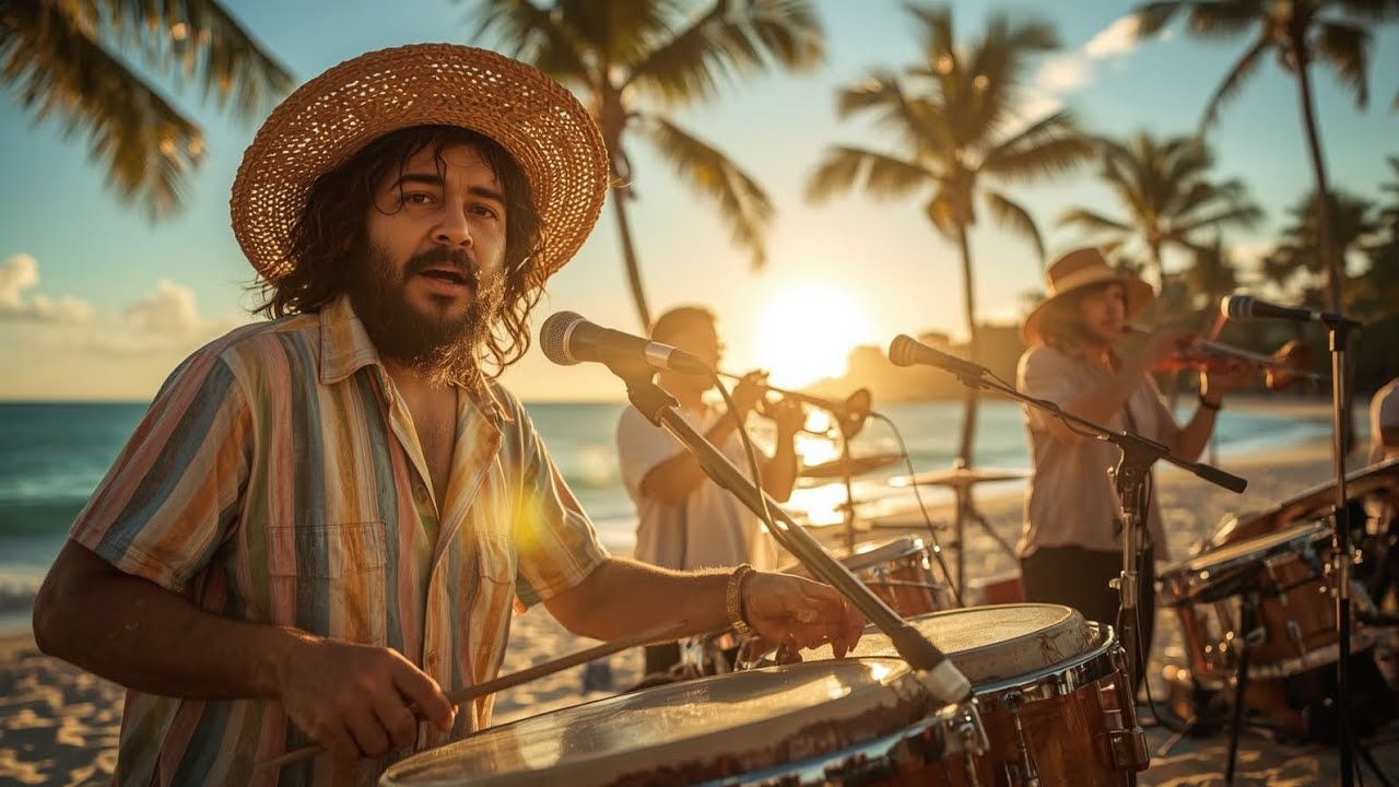 Miami Beach Latin Salsa Vibes | Sunset Live Music Performance on the Beach | Exoduss