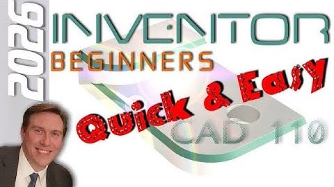 E1 Autodesk Inventor 2026 | Basic Modeling for Beginners Tutorial with Training Guide