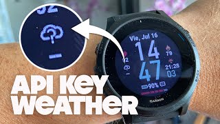 ¿API KEY WEATHER  en tu GARMIN? 😳 CONFIGURA la INFORMACION del TIEMPO en tu ESFERA | BeFinisher screenshot 3