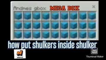 MINEPLEX: How to create mega box || How to put shulker inside Shulker | Mega Gbox mineplex Minecraft