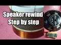 T&T DK-15J SPEAKER REWIND,.. 51mm VOICE COIL,..